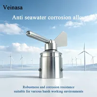 XS--WDS04D Mini Sensor de Dirección del Viento, Vainica de Acero Inoxidable, Transmisor 0-360, Resistente al Agua y a la Corrosión, RS485