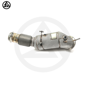 Collecteur d'échappement CSZ pour <span class=keywords><strong>Toyota</strong></span> Supra A90 B48 2.0T Performance Collecteur d'échappement droit avec bouclier thermique Collecteur d'échappement à haut débit avec catalyseur - Product Image 6