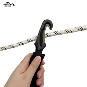 Keep Diving Titanium Cut Rope Knife Serrated <b>Edge</b> Soft Grip Handle Outdoor Rescue <b>Tool</b> - Product Image 1