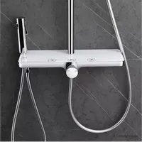 2025 robinets de douche à main haute praticité pulvérisateur en laiton massif colonne attachée salle de bain douche