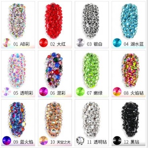 พลอยเทียมคริสตัลพลอยเทียมสำหรับตกแต่งเล็บ,พลอยเทียมคริสตัลขายส่ง - Product Image 2