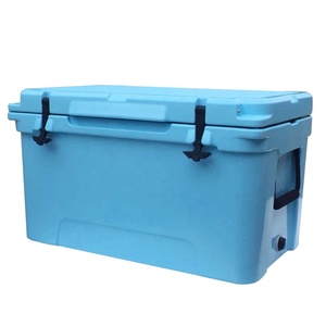 Glacière portable rotomoulée en PE 65QT, petit MOQ, impression personnalisée, logo souple, étanche, conservation de la glace pendant 5 jours, pour vin, boissons et aliments - Product Image 2