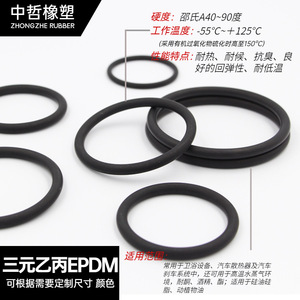 โอริง EPDM ซีลวาล์วไฮดรอลิก แหวนยางสำหรับยานยนต์ ทนความร้อนสูง ทนการสึกหรอ ทนการกัดกร่อน มาตรฐาน - Product Image 2