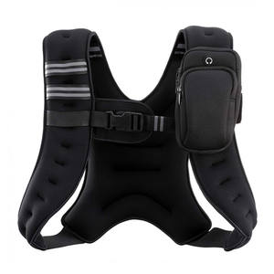 אפוד משקל 6 פאונד עם פס מחזיר אור לאימון כוח, ריצה, כושר, בניית שרירים, ירידה במשקל - Product Image 1