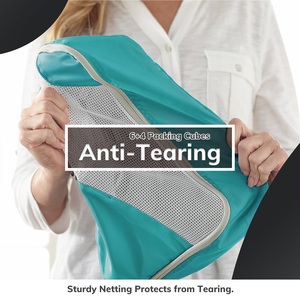 10-piece Set Durable Packing Cubes for <strong>Suitcases</strong> Travel Essentials Anti-Tear <strong>Stitching</strong> Luggage Packing Organizers - Product Image 5