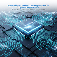 Módem X75 5G Industrial 4x4 MIMO con Antena 5G MU-Multiusero, Chipset MT7988AB, Quad Core, OpenWrt, Gateway IoT Edge, Router WiFi 7 5G