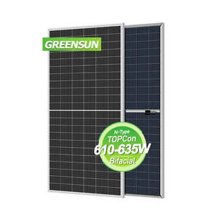 Les panneaux solaires bifaciaux de type N à haut rendement 610w 620w 630w définissent les meilleurs panneaux solaires au monde - Product Image 2