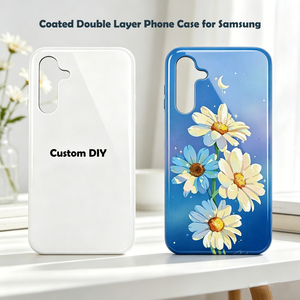 Funda de Teléfono en Blanco para Sublimación 3D de Doble Capa Recubierta para Samsung Galaxy Serie S25 S24 S23 S22 <span class=keywords><strong>S21</strong></span>, Impresión por Transferencia de Calor - Product Image 1