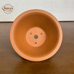 Pots à Bonsaï Yixing Ronds en Argile Violette, Petits Pots de Jardin Bohèmes <span class=keywords><strong>avec</strong></span> Drainage Supérieur, Jolis Pots à Bonsaï pour Plantes en Pot - Product Image 5