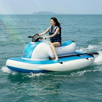 Bateau électrique de luxe personnalisé en usine avec moteur automatique et radeau gonflable flottant pour piscine