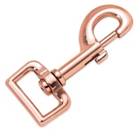 Lanière chien laisse mousqueton collier ressort métal déclencheur pivotant mousqueton pour chien