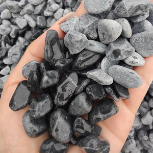 Pietre naturali del giardino di ciottoli, come ciottoli <span class=keywords><strong>bianchi</strong></span> neri simili a specchi, ognuno è un'opera d'arte elargita dalla terra - Product Image 2