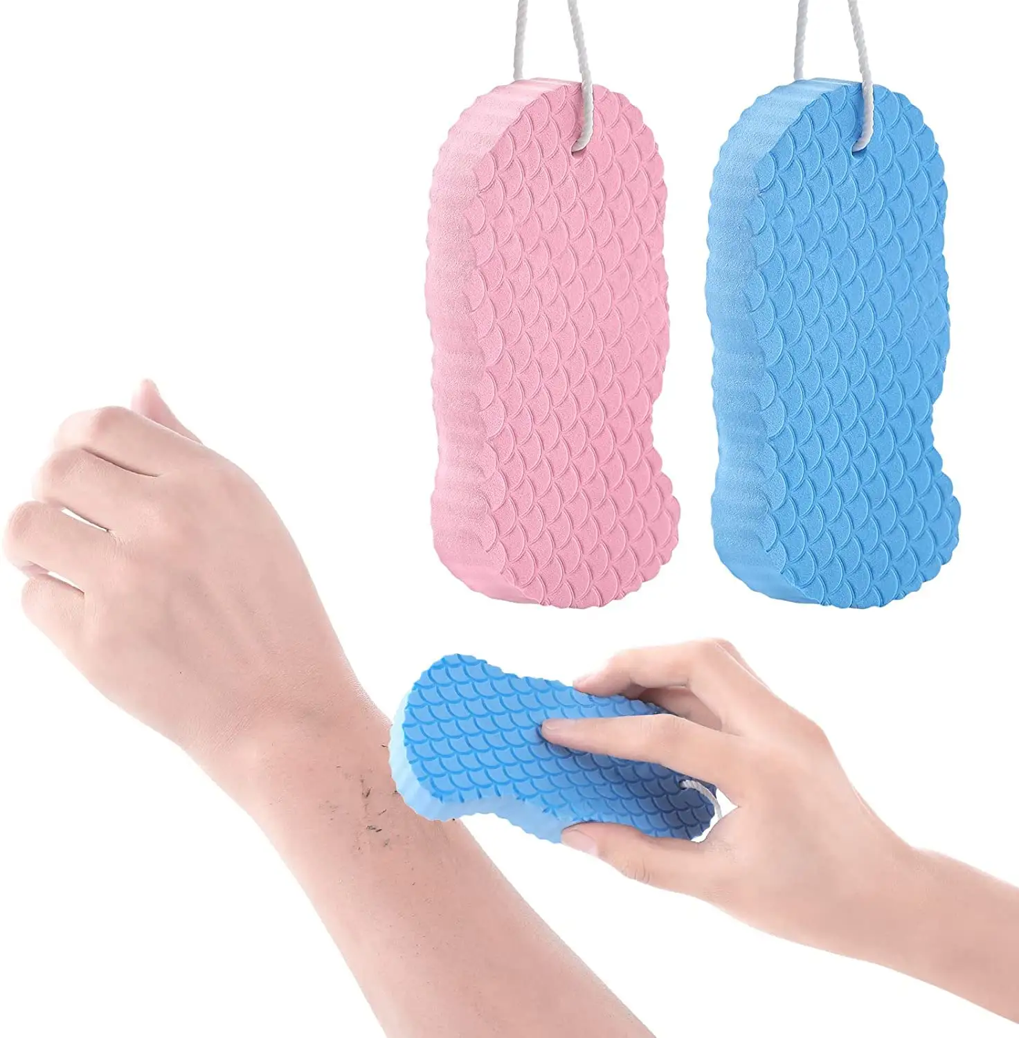 Doucheborstel Mild Lichaamsbad Spons Sterk Waterabsorptie Bad Scrubber Voor Badkamer Badspons Voor Huidreiniging