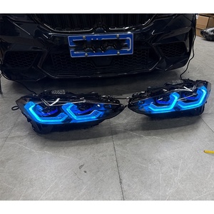 Sistema de Iluminación Automotriz para <span class=keywords><strong>BMW</strong></span> Serie 4 M3 M4 G22 G26 G80 420 425 <span class=keywords><strong>430</strong></span>, Conjunto de Faros Láser, Luces RGB - Product Image 5