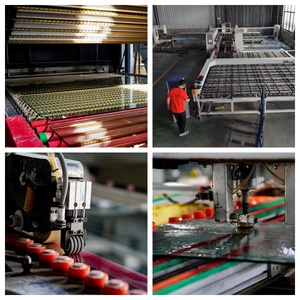 Fenêtres à double vitrage en aluminium creux de fabrication chinoise 22*64 pouces, cloisons intégrées, 15 panneaux transparents, entrée de villa industrielle - Product Image 5