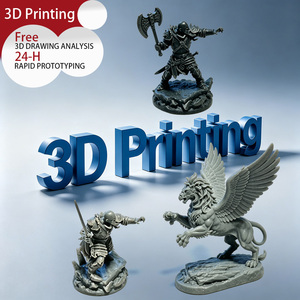 Service d'impression 3D en résine SLA, figurines fantastiques miniatures personnalisées, ultra haute précision, vente en gros OEM - Product Image 1