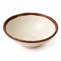 Service de table OEM A5 en mélamine effet porcelaine avec assiettes, bols et cuillères, non toxique, sans BPA, anti-brûlure, pour restaurants de hotpot et hôtels