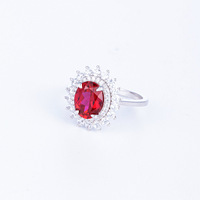 Ensemble de bijoux ZC en argent sterling 925, 3 pièces, bague, collier, boucles d'oreilles, bijoux de mariée