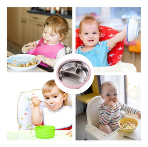 Plato de Silicona Antideslizante con Divisiones, Libre de BPA, Resistente al Calor, 150 ml, para la Hora de Comer de Bebés y Niños - Product Image 6