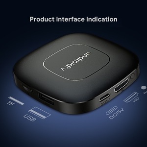 Mortal T1 Edición Deluxe Smart Android <span class=keywords><strong>TV</strong></span> <span class=keywords><strong>Box</strong></span> 14.0 ATV Quad-Core WiFi6 2.4G/5.8Ghz 4K AV1 Ultra <span class=keywords><strong>HD</strong></span> Control por Voz Reproductor Multimedia para el Hogar - Product Image 5