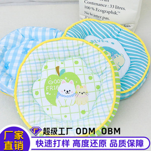 Round Pet <b>Cooling</b> Mat For Dog Cat Summer Sleeping <b>Pad</b> With Cute Cartoon Print Polyester Fiber Fill Hand Washable - Product Image 5