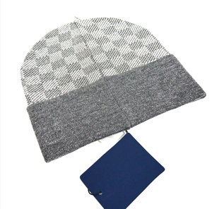 2026 Новая роскошная вязаная шапка с логотипом на заказ, дизайнерская зимняя жаккардовая шапка, Осенняя шапка унисекс, теплые шапки для мужчин и женщин - Product Image 1