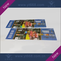Numéros de série de billets de sécurité à hologramme filigrané, impression offset sur papier pour brochures et affiches
