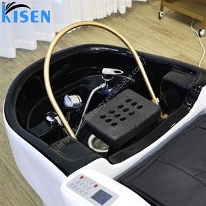 KISEN Comfortable Electric Massage Lay Down Chair Washing Salon Shampoo <b>Bed</b> Water Therapy Massage Head Spa Shampoo <b>Bed</b> - Product Image 4