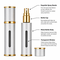 Perfume Corporal en Aerosol de 10 ml, Estilo Metálico, Marca Privada Personalizada, para Hombres y Mujeres, Fragancia de Lujo de Larga Duración, OEM ODM