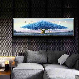 Modern Minimalist Fu Elk Decoration Bedroom Hanging Painting <strong>Landscape</strong> Green Tree Mural <strong>Forest</strong> Wall Hanging Painting - Product Image 1