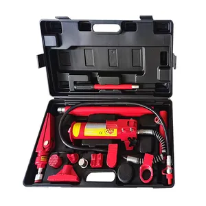 Hydraulic Combined Multifunctional Porta Power Jack Kit 4 Ton 10 Ton Jack Car Body Frame Repair Kit With Iron Case