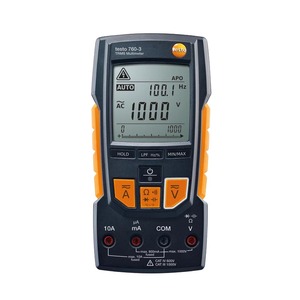 Testeur de tension et de courant TRMS 1000V 10A de type K Testo 760-3 0590 7603 - Product Image 4