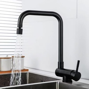 <span class=keywords><strong>Robinet</strong></span> de <span class=keywords><strong>cuisine</strong></span> moderne en acier inoxydable SUS304 avec bec pivotant à 360 degrés, mitigeur eau chaude et froide pour évier de <span class=keywords><strong>cuisine</strong></span> - Product Image 2