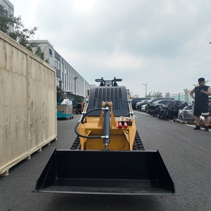 2025 giá rẻ Giá Hot Bán Skid chỉ đạo đa chức năng mini bánh xe Dumper CE EPA Mini Skid loader với 4 trong 1 <span class=keywords><strong>x</strong></span>ô để bán - Product Image 5