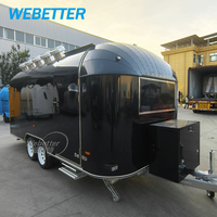 Remorques de restauration de luxe WEBETTER, chariots de nourriture mobiles, boulangerie, kebab, camion de nourriture entièrement équipé pour les burgers, pour l'extérieur