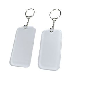 Llavero Acrílico Rectangular para Transferencia de Calor, Personalizable, de Plástico, con Diseño de Dibujos Animados, Impresión UV, Resistente al Agua, Ligero - Product Image 3