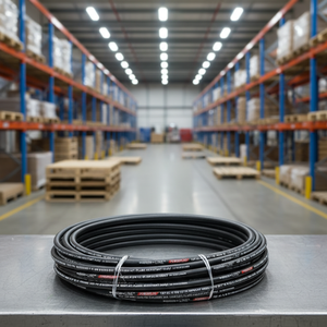 Rollo de manguera hidráulica de alta presión para trabajo pesado, para equipos de construcción, máquinas industriales y sistemas de transmisión de fluidos. - Product Image 1