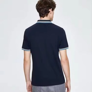 Chemise polo pour homme de qualité supérieure, style élégant, col classique, 100% coton, manches courtes, respirante, été - Product Image 6