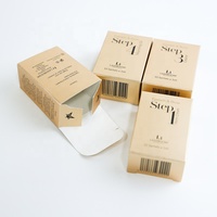 Boîte à savon en papier kraft brun personnalisée écologique, vente en gros, emballage de savon en barre, boîte cadeau