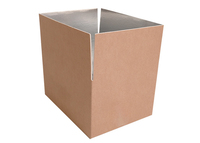 Boîte isotherme en mousse d'aluminium avec matériaux recyclés pour la livraison de nourriture et de chaussettes