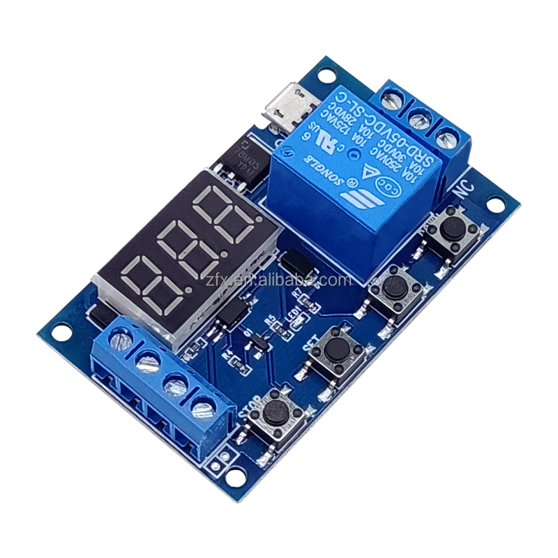 One-way relay module Delay power off Disconnect Trigger delay Cycle timing circuit switch(图3)