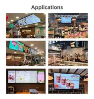 Écran LCD publicitaire de haute qualité 32 43 55 65 pouces pour affichage mural, idéal pour les centres commerciaux, les restaurants et les hôtels