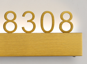 Plaque de numéro de <span class=keywords><strong>porte</strong></span> en acrylique 3D éclairée, alimentée par courant alternatif, pour l'<span class=keywords><strong>entrée</strong></span> de l'hôtel, panneaux de signalisation de chambre - Product Image 2