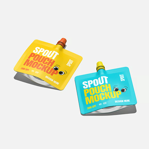 Túi đựng chất lỏng in ấn tùy chỉnh 10ml 20ml 30ml 50ml, chất liệu giấy bạc nhôm, dạng đứng có vòi rót, dùng cho mỹ phẩm - Product Image 2