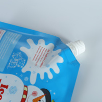 Pochettes à bec verseur en aluminium pour glace et eau, 500 ml, avec bouchon, pour congélateur