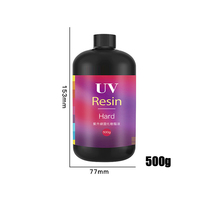 INTODIY venta al por mayor resina de curado UV 15g 30g 50g 60g 100G 200g 250g 500g 1000g fabricación de joyas resina UV dura para manualidades DIY