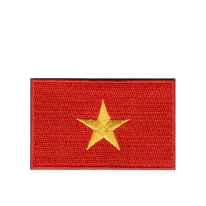 Embroidered Vietnam flag patch country flag patch