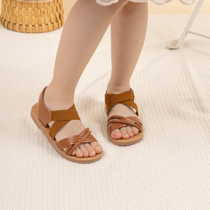 Sandales d'été en gros pour enfants, style coréen, à lanières et bout ouvert, pour filles - Product Image 4