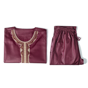 Abbigliamento <span class=keywords><strong>Africano</strong></span> all'Ingrosso di Alta Qualità con Motivi dell'Africa Orientale per Uomo H&D Colore <span class=keywords><strong>Rosso</strong></span> Intenso in Cotone Servizio OEM per Adulti Africa H&D - Product Image 5