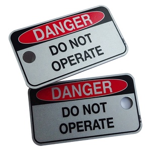 Etichetta personalizzata <span class=keywords><strong>in</strong></span> alluminio anodizzato avvertenza targhetta di pericolo targa <span class=keywords><strong>in</strong></span> acciaio inossidabile con incisione targhetta <span class=keywords><strong>in</strong></span> metallo con emblema ss - Product Image 1